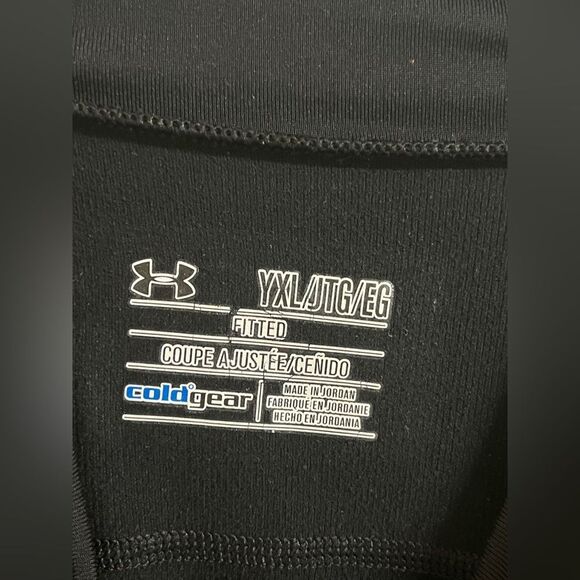 Under Armour UA ColdGear Fitted Compression Shirt Long Sleeve Fleece Sz XL - Picture 3 of 7